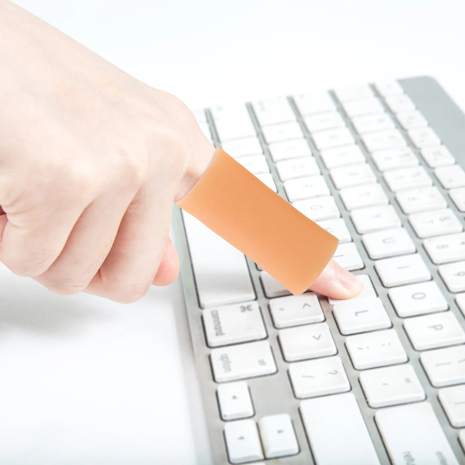 Siliconen vingerbedjes Herbruikbare vingerbeschermers voor schrijven, typen, knutselen, snijbestendige bescherming, gezondheidszorgbeschermer