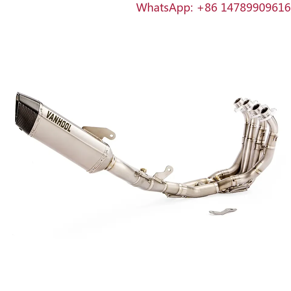 Universal Motorcycle Exhaust Muffler Escape Pipe, Stainless Steel Titanium , Aftermarket Performance Parts Accessories