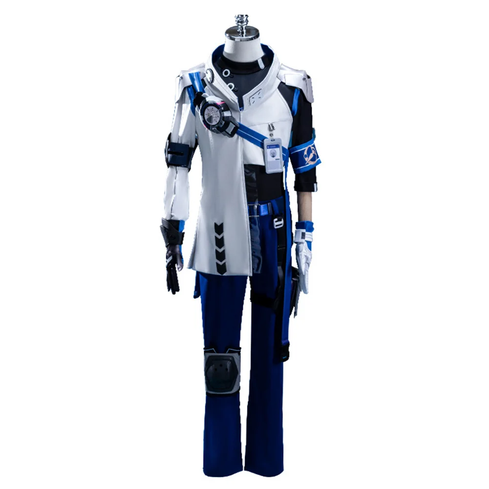 Arlan fantasia cosplay masculina, roupas anime para adulto, traje disfarçado de festa de Halloween, conjunto de roupas, calças e perucas, Honkai Star Rail Game