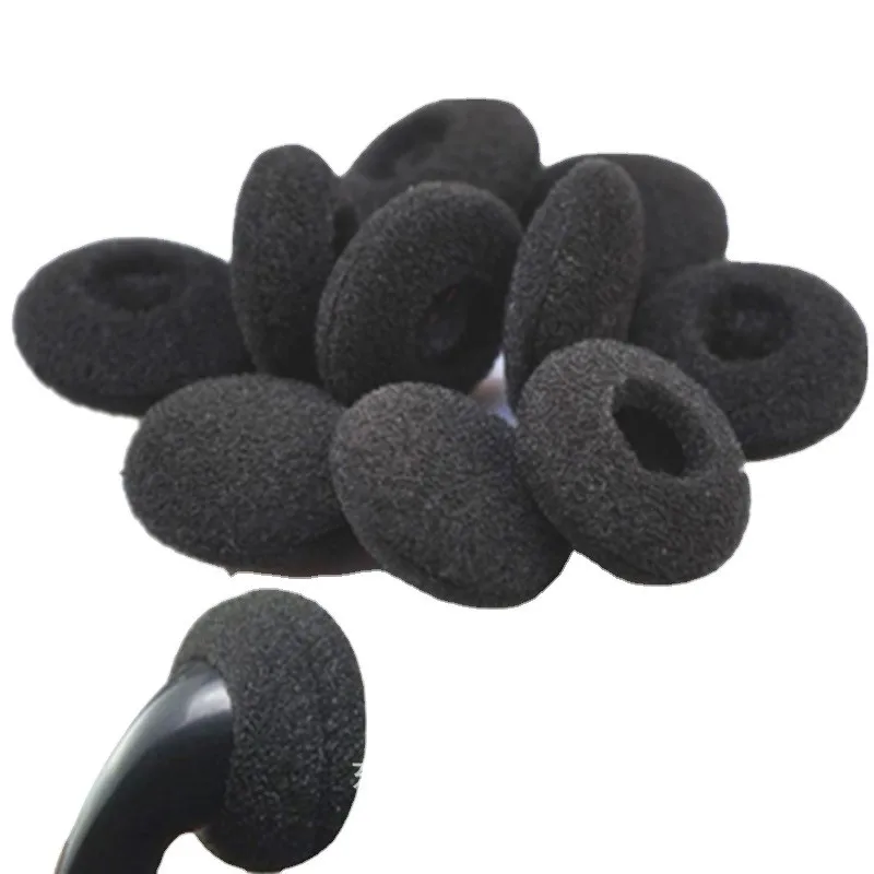 50Pcs 18mm Soft Foam Earphone Pads Earbuds Headphone Sponge Covers Replacement Cushion For Most Earphone MP3 MP4 Music