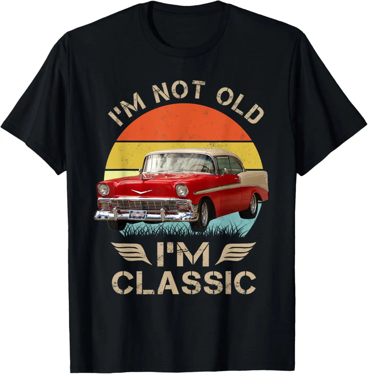 1956 1957 1953 1955 56 57 90s chevys bel air red T-Shirt