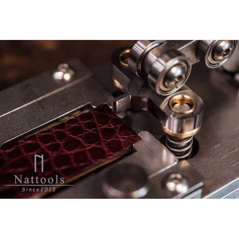 Imagem -05 - Nattools-couro Manual Ver Strap Cortador Cinto de Couro Redondo e Quadrado Perfurador Pin Buckle Buraco Clipper Opener Artesanato de Couro