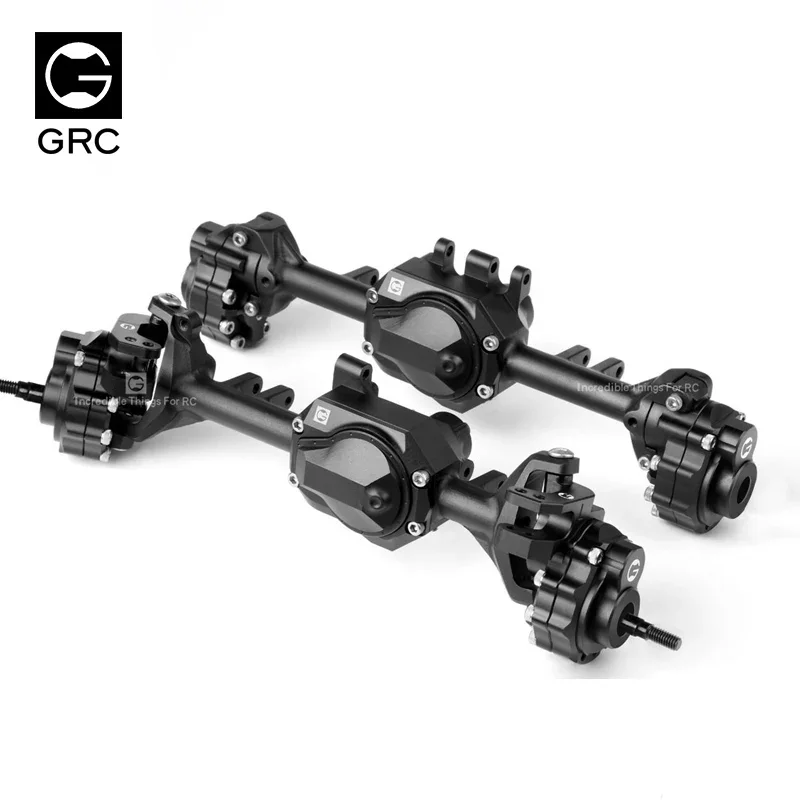 2pcs Simulation G2 Wilderness Metal Axle CNC Ackerman Steering for 1/10 RC Crawler Car Traxxas TRX4 Defender Diy Parts