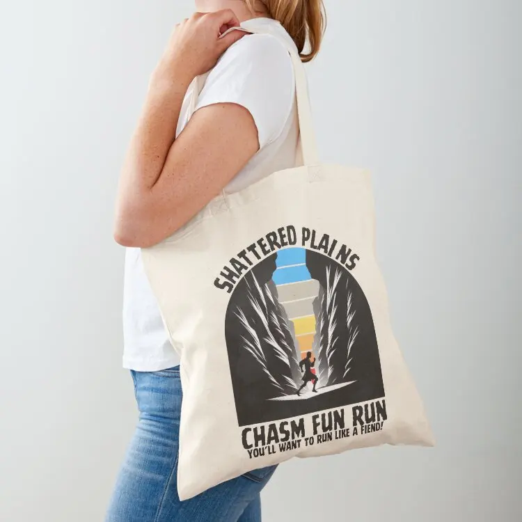 

Stormlight Archive, Shattered Plains Chasm Fun Run!, Brandon Sanderson Tote Bag hand bag Fabric bag female