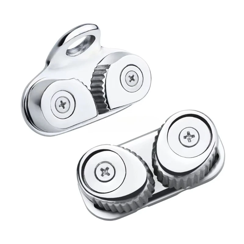 Factory direct marine accessories stainless steel 316 guide hole fast rope clip chain buckle anchor accessories