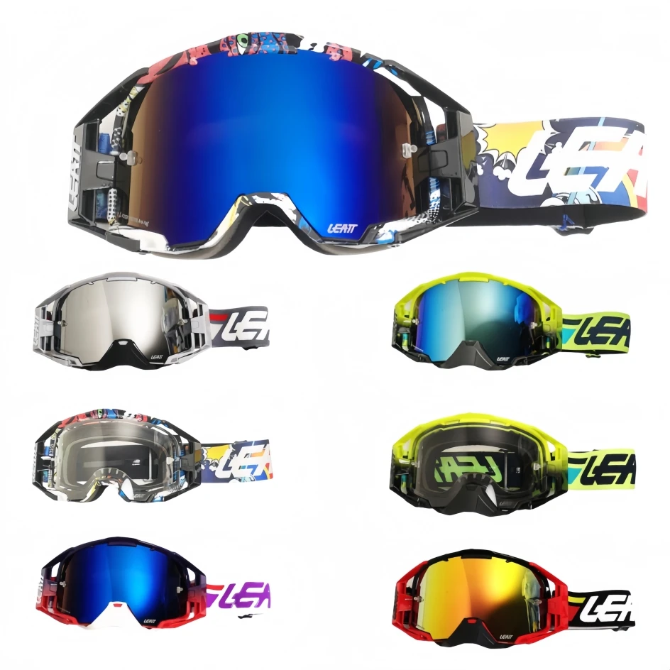 Occhiali Leatt Velocity 6.5 Ultra HD Specchio antiappannamento a doppio strato, occhiali da motocross Moto MTB ATV Ciclismo da corsa