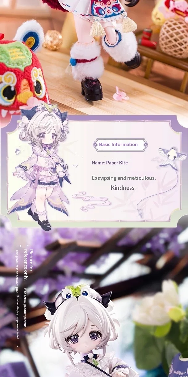 Echte COME4FREE BJD-Puppe Blindbox, bewegliche Actionfigur, Sammlerstück, Anime-Charaktermodell, Schreibtischdeko, Geburtstagsgeschenk – Detail 10