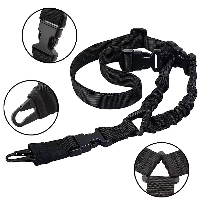 1PCS Imbracatura tattica esterna Singolo punto CS Pistola Corda Diagonale Corda di sicurezza Cintura tattica mimetica unisex per gli sport di caccia