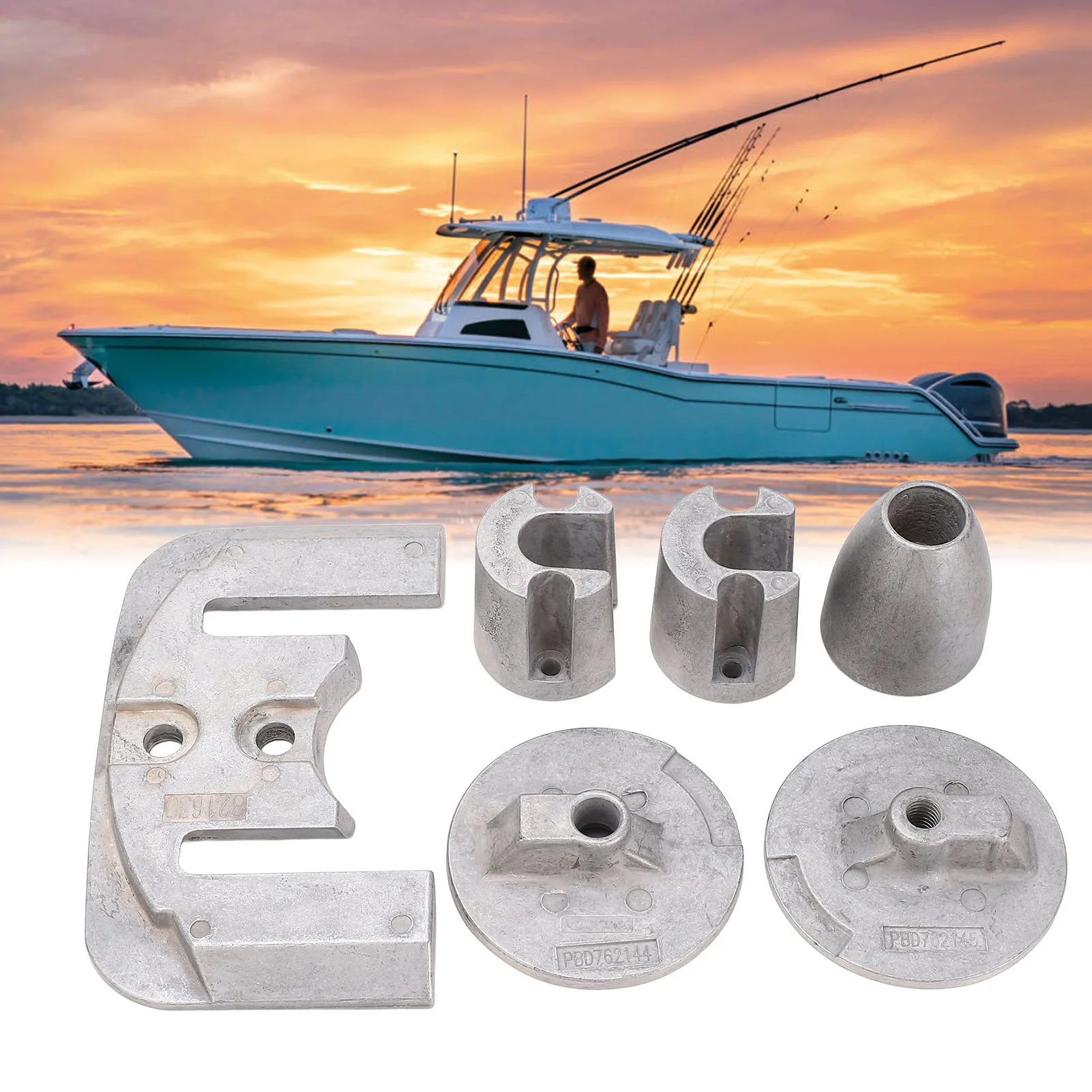 

Marine Anode Kit Anode Kit Optimal Professional 888760Q04 for MerCruiser Bravo III Drives