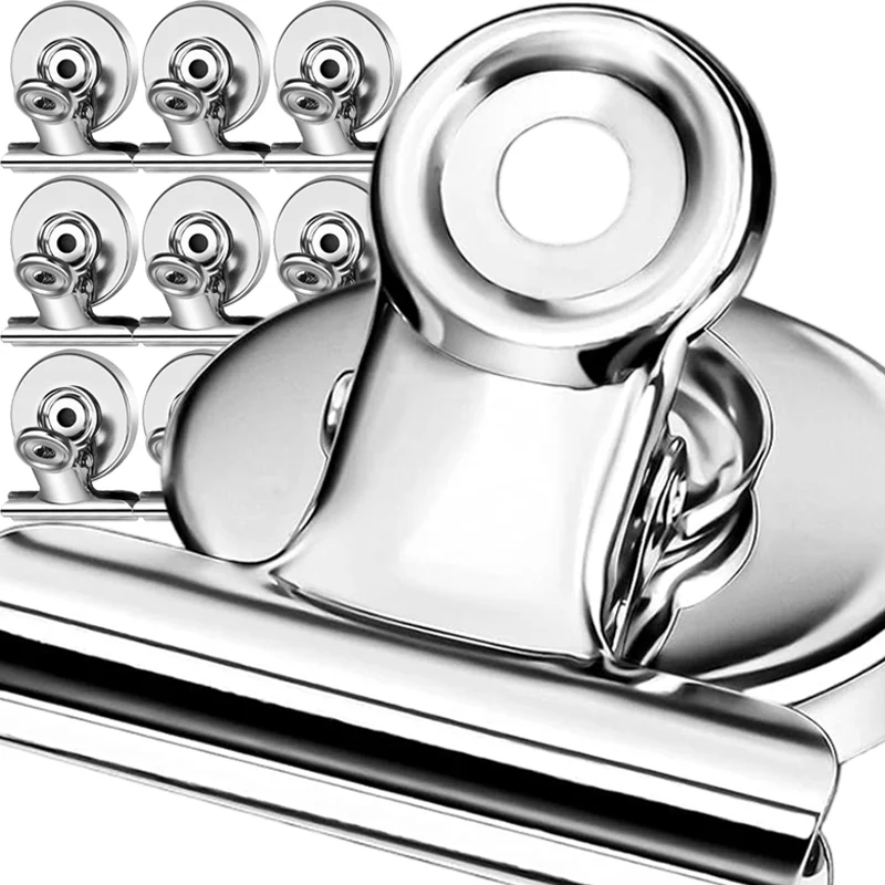 Heavy Duty Magnetic Clips Strong Refrigerator Magnets for Whiteboard School Office Photo Notes Displays Magnets Clip Holder