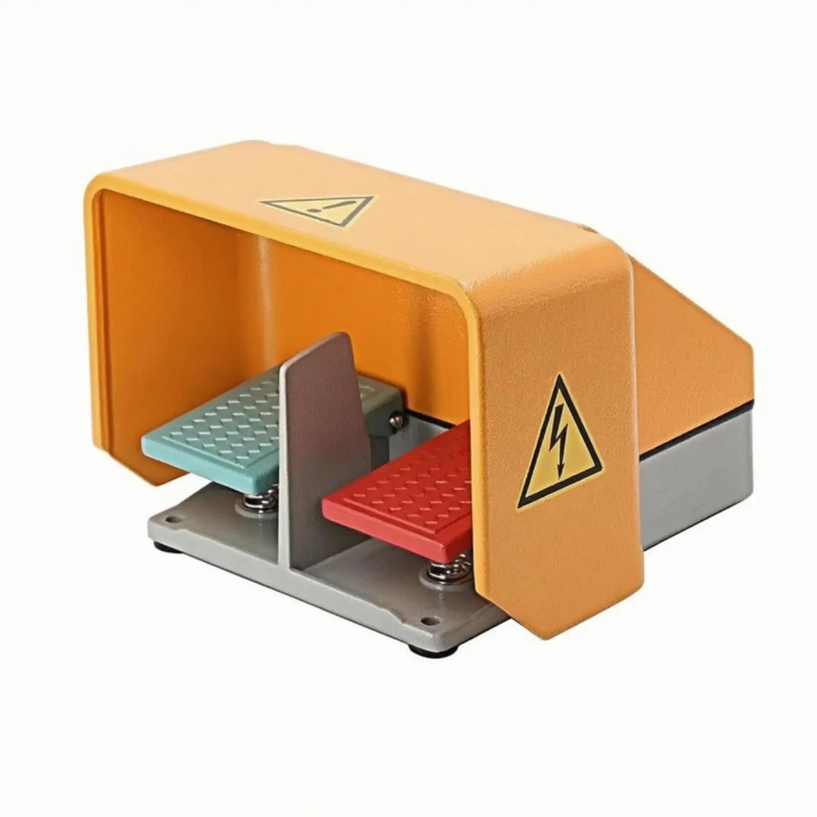 Dual Pedal Foot Switch Industrial Dual Foot Switch Momentary for Machine Control