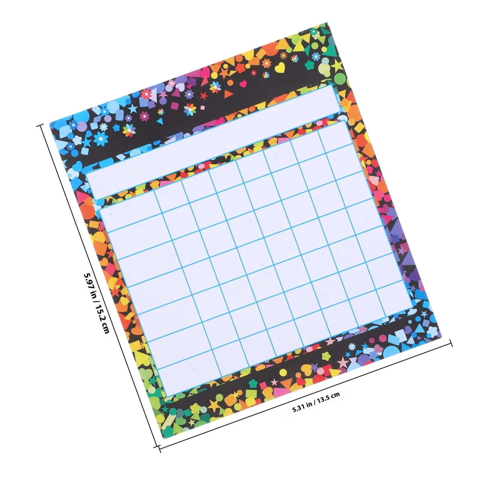 50Sheets Educational Incentive Cards for Kindergarten Teachers Classroom Management Tool Reward Chart Sticker Chart for Kids