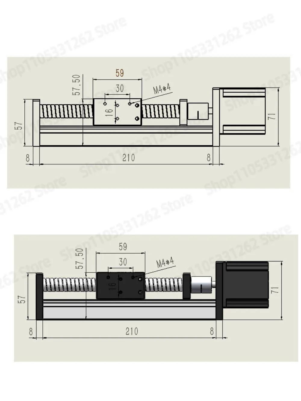 Ball Screw Linear Slide Stepper Motor FSL Cross Lifting Platform Stage