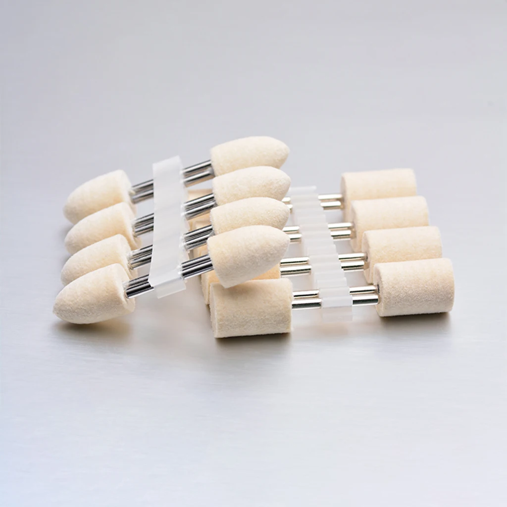 Wool Felt Mounted Polishing Buffing Wheel Grinding Head For Dremel Drill Rotary Tool 3mm Shank Electric Grinding Accessories