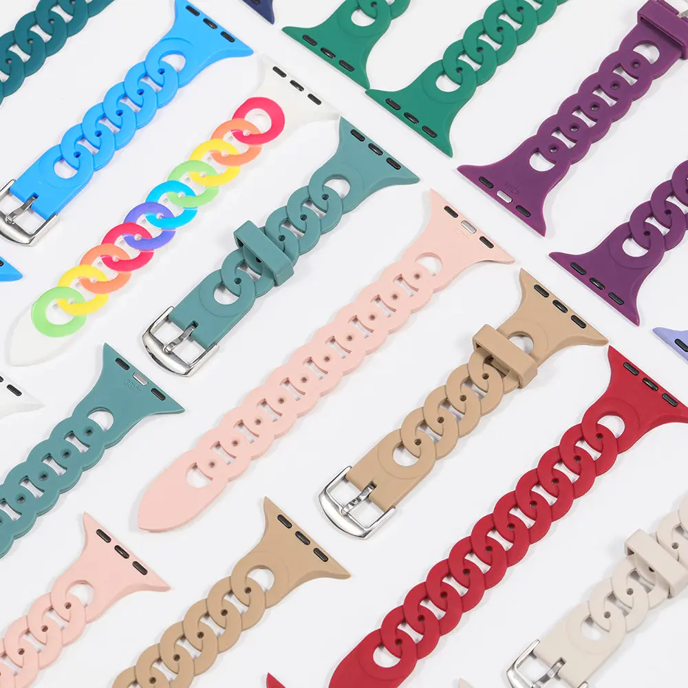 حزام سيليكون لساعة أبل 44 مللي متر 40 مللي متر 45 مللي متر 41 مللي متر 42 مللي متر 46 مللي متر 38 مللي متر سوار iWatch سلسلة 10 9 8 7 6 5 4 SE Ultra 2 49 مللي متر