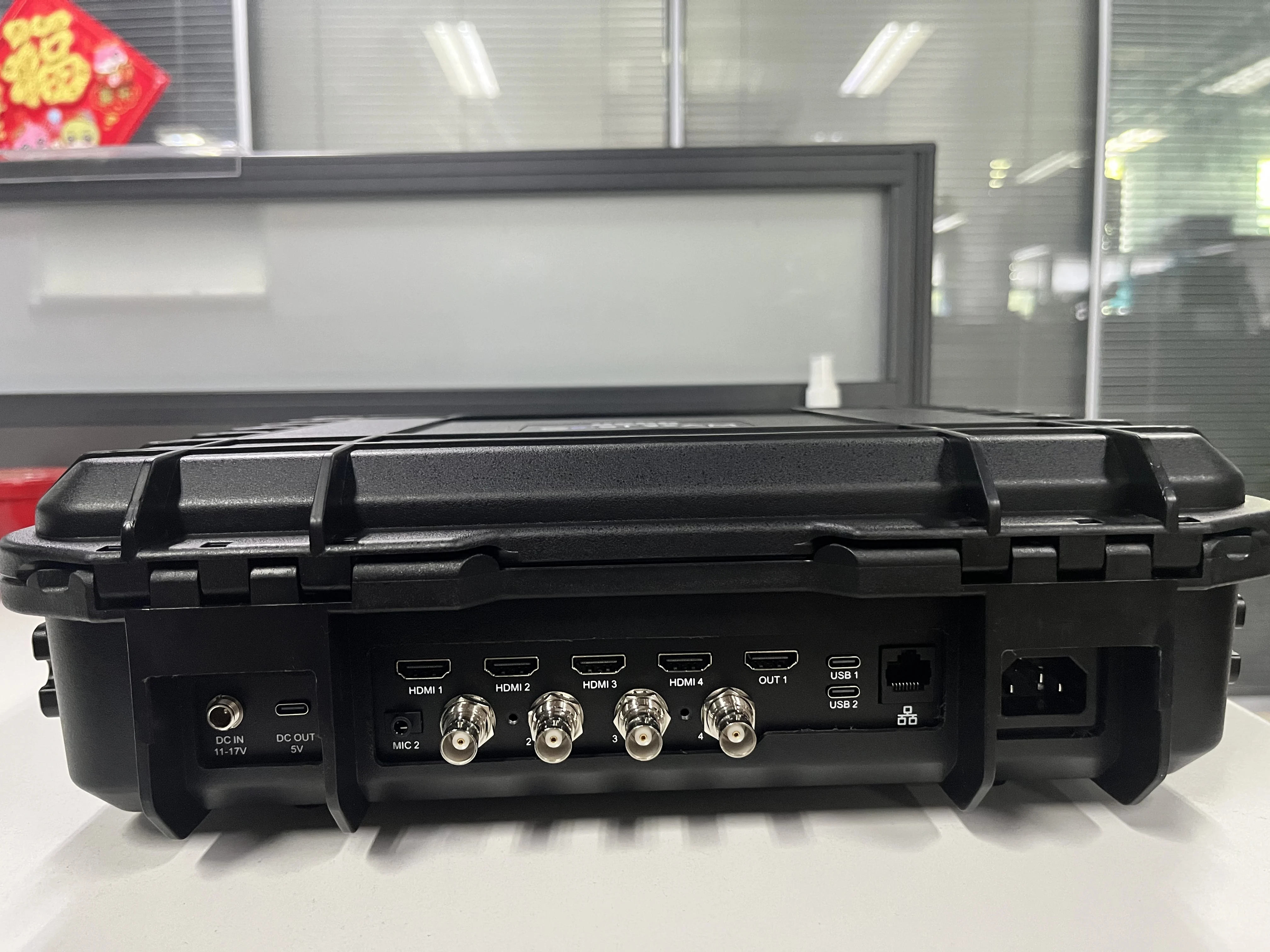 912  NDI HX version 5 channel 4 sdi 4 hd mi Video Switcher Mixer sd card and usb record Osee GoStream Duet Kit