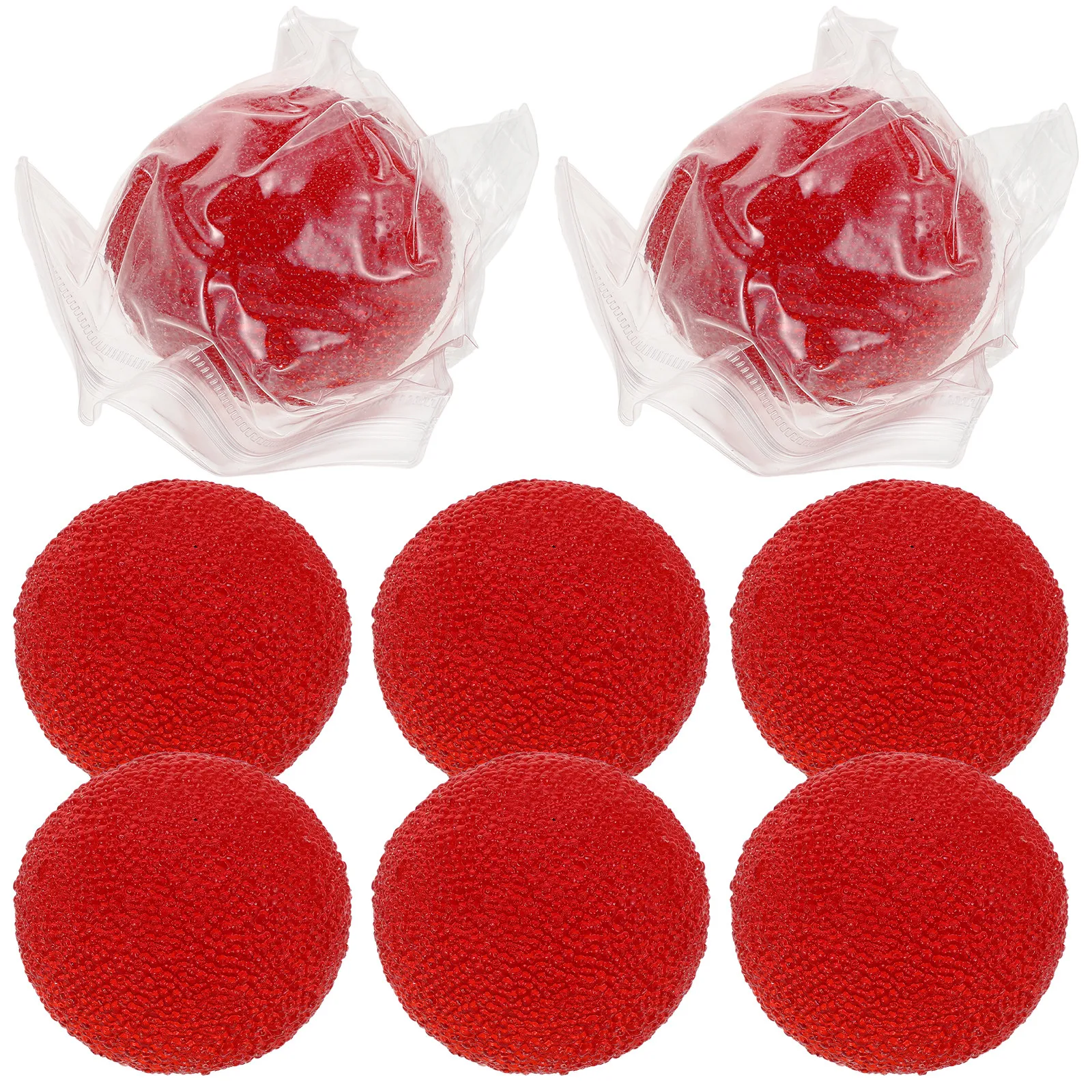 

Набор из 8 имитаций фруктов (вишня/ягоды) для снятия стресса, эластичные, размером с ладонь, для сенсорной стимуляции и расслабления, декоративные для рабочего стола