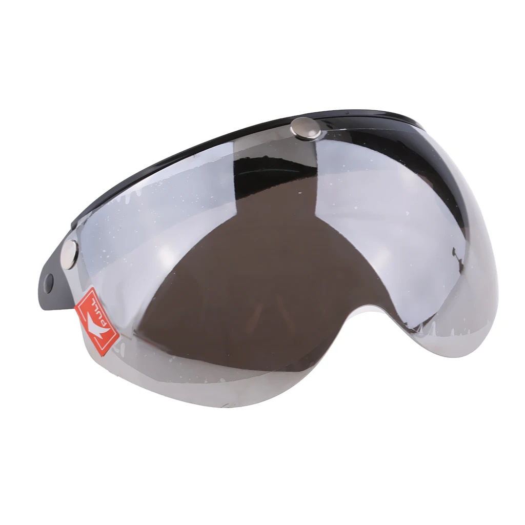 

Half Face Flip-up Visor Windproof Rainproof Helmet Lens Bubble Shield for Motorcycle Helmet Cover