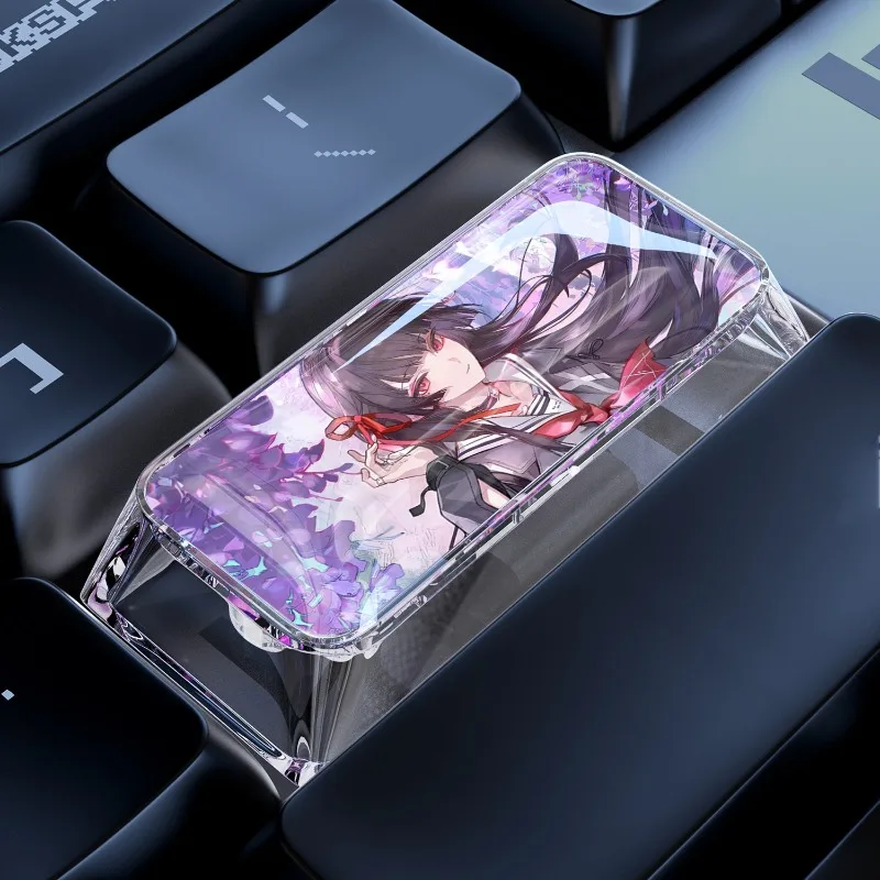 

Анимированный кейкап Single Cartoon Leader Looi Enter для механической клавиатуры Wuthering Waves с перекрестным креплением, 2.25U, клеевой, для клавиши SHIFT