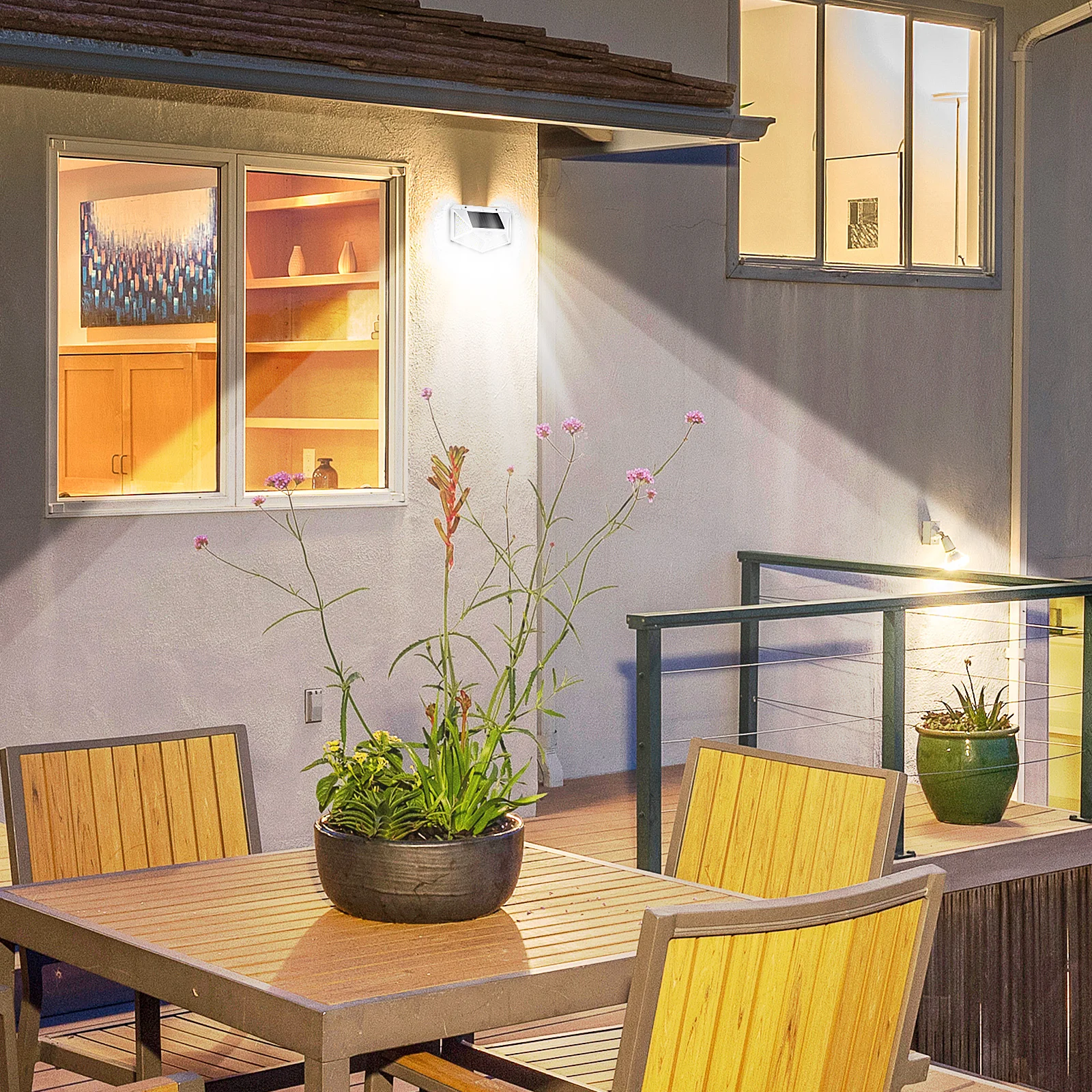 

100Led Powered Outdoor Waterproof Sensor Light Yard Lamp Infrared Solar Powered Garden Lights Sensor Solar Garden Lights