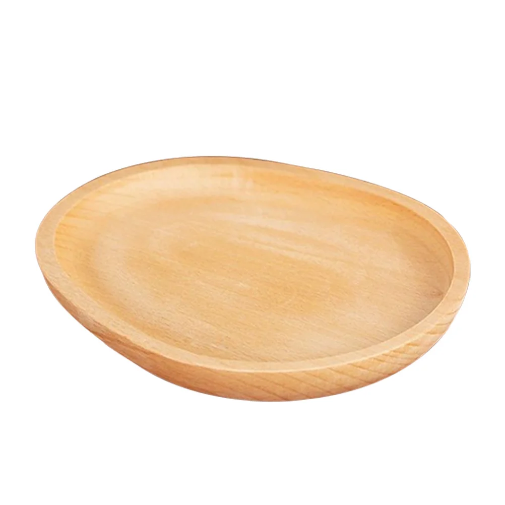 Bandeja de madera para servir comida, mesa de centro para decoración del hogar, plato de fruta, taza de té, plato de exhibición de postre y pan de Sushi