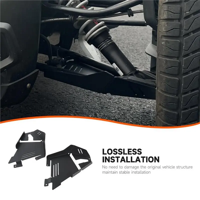NEW HOT in Stock-Motorcycle Fender Under-Panel Splash Guard / Anti-Scratch Guard Engine Chassis Shield Guard