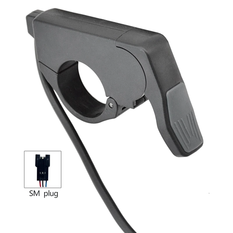 Quick Throttle Electric Scooter Bike Thumb Throttle Accelerator For Ebike Bicycle Conversion Kit SM Connector image 5