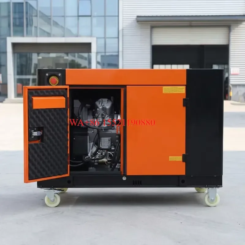 WMWMNU for 10KW 15KW 20KW Silent Diesel Generator 3 Phase 380V 50Hz 60Hz Super Silent Genset for Farm Construction