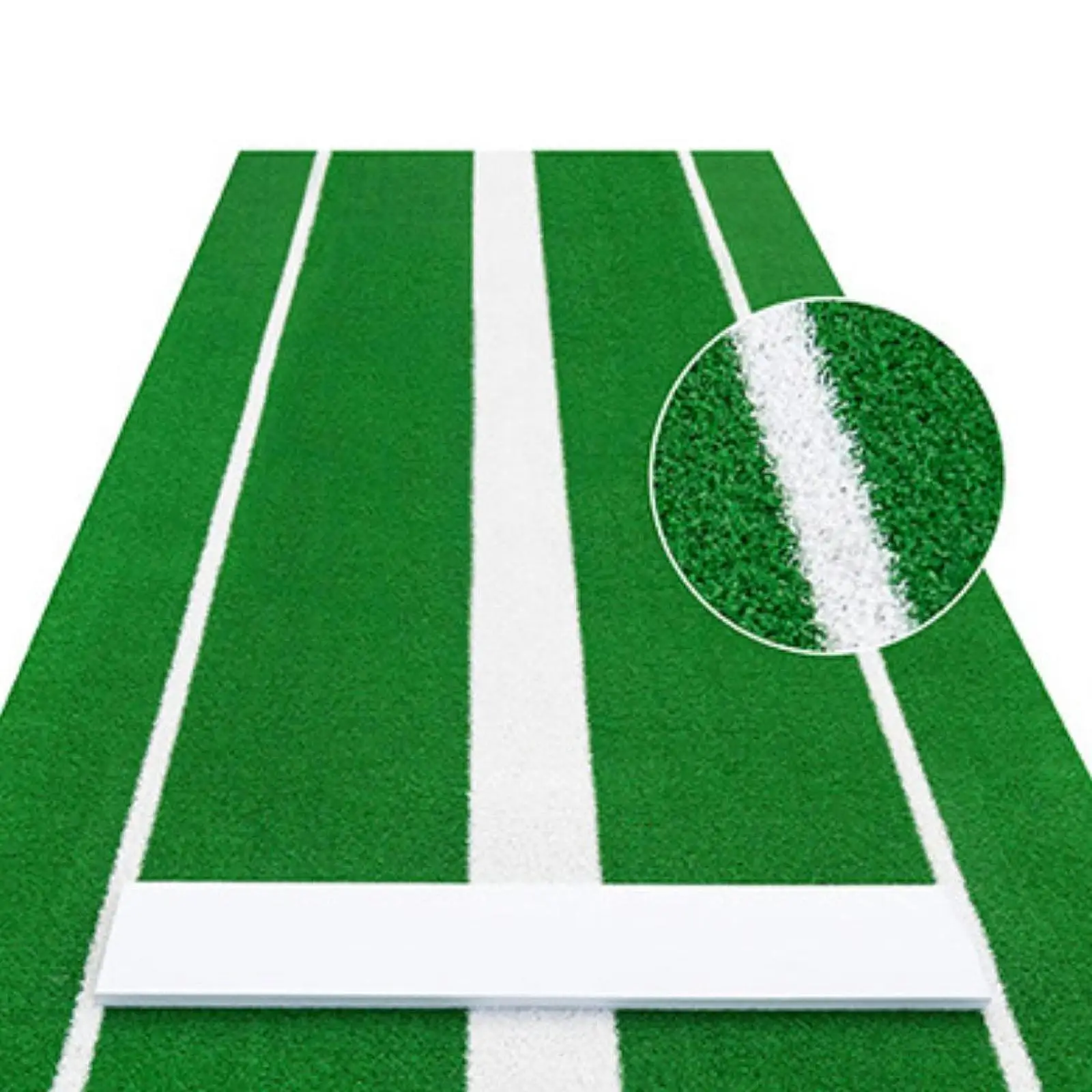 Softball Pitching Mat with Durable Rubber Base Anti Slip EVA Portable Batting Practice Pad for Cage and Warm Ups