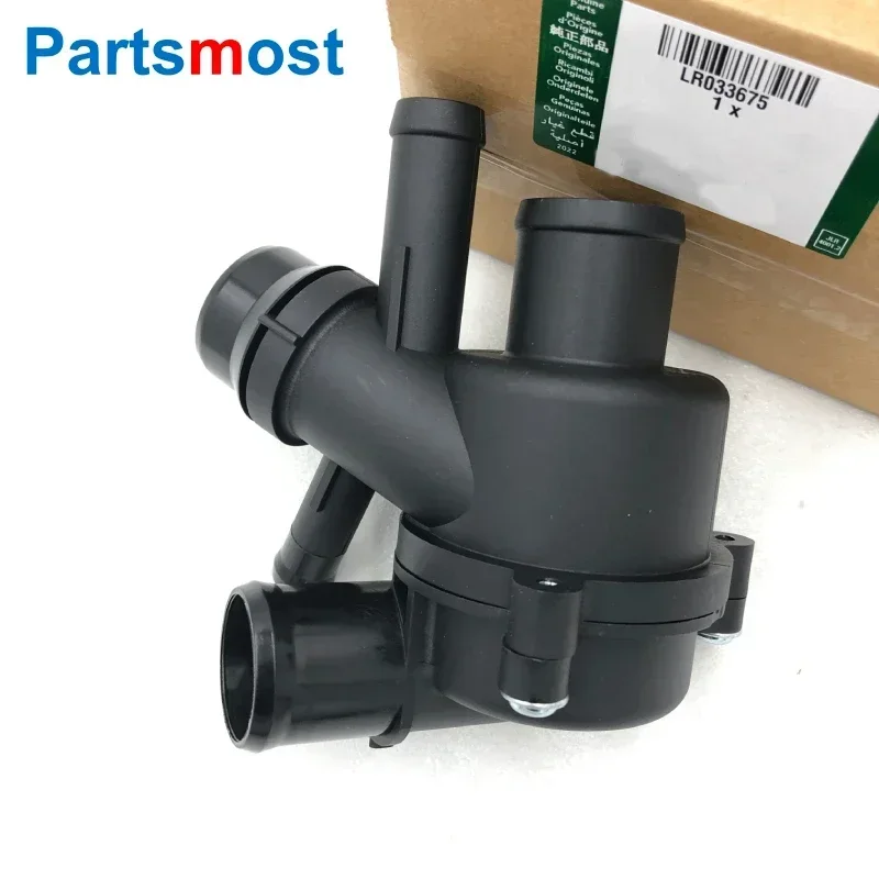 

LR033675 New 3.0L Diesel Coolant Thermostat Housing Assembly for Land Rover Discovery LR4 Range Rover RR Sport Water Outlet Pipe