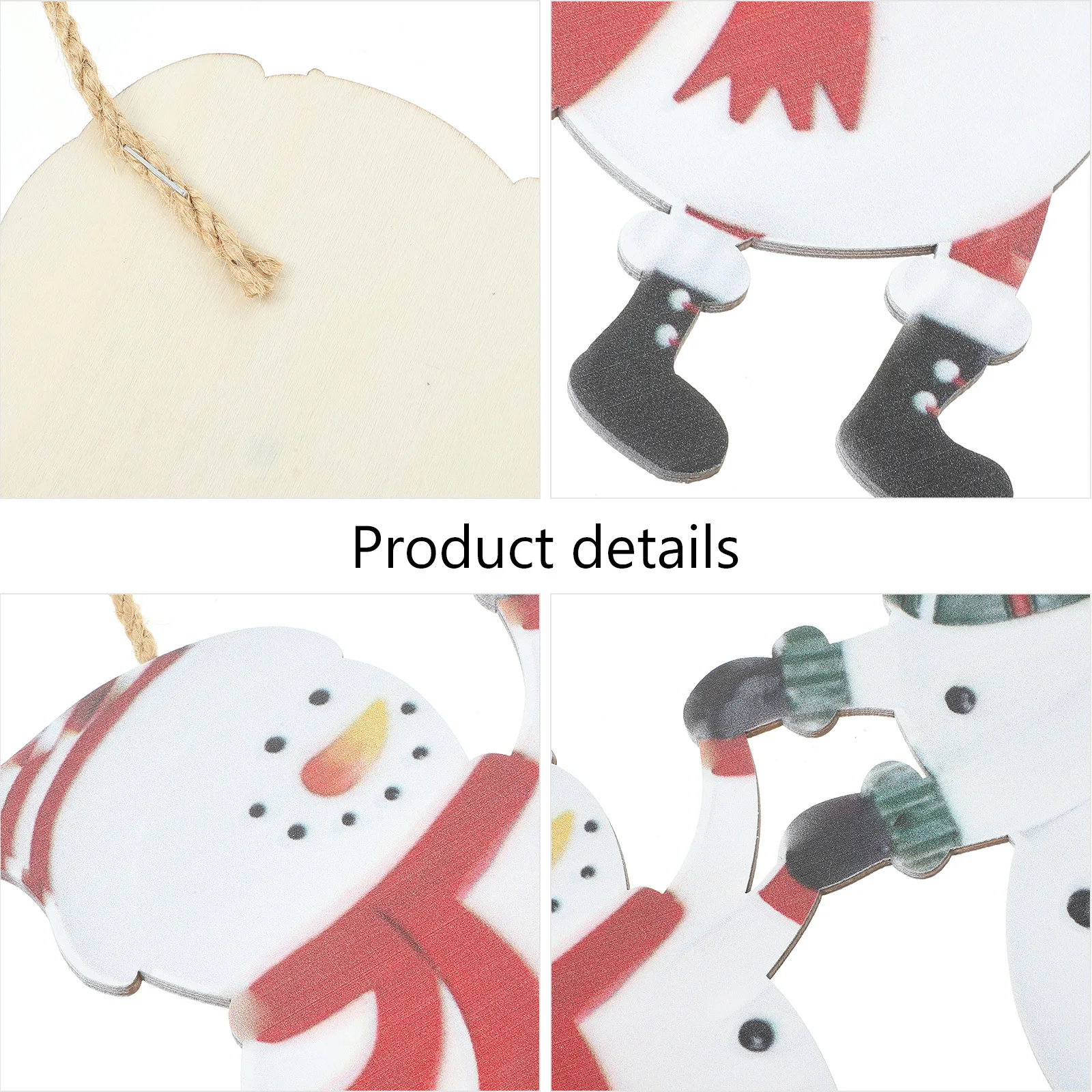 

Wooden Christmas Door Sign Hanging Plaque Cute Dancing Snowman Xmas Front Door Decor Festival Holiday Decoration