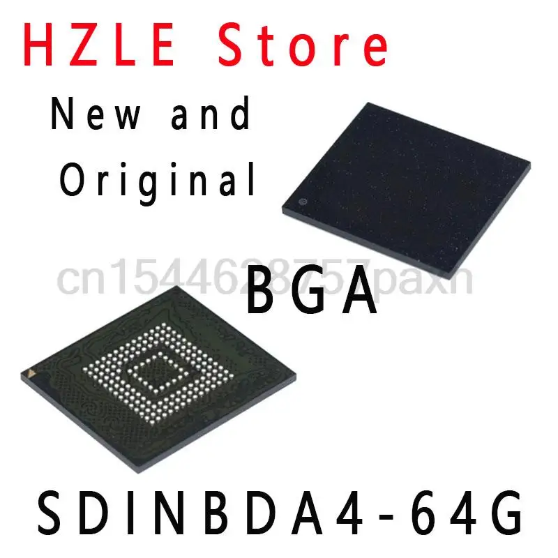 1PCS New and Original SDINBDD4-64G SDIN5C1-64G SDIN5C2-64G SDIN5C4-64G EMMC64G-M525 64GB BGA RONNY IC SDINBDA4-64G