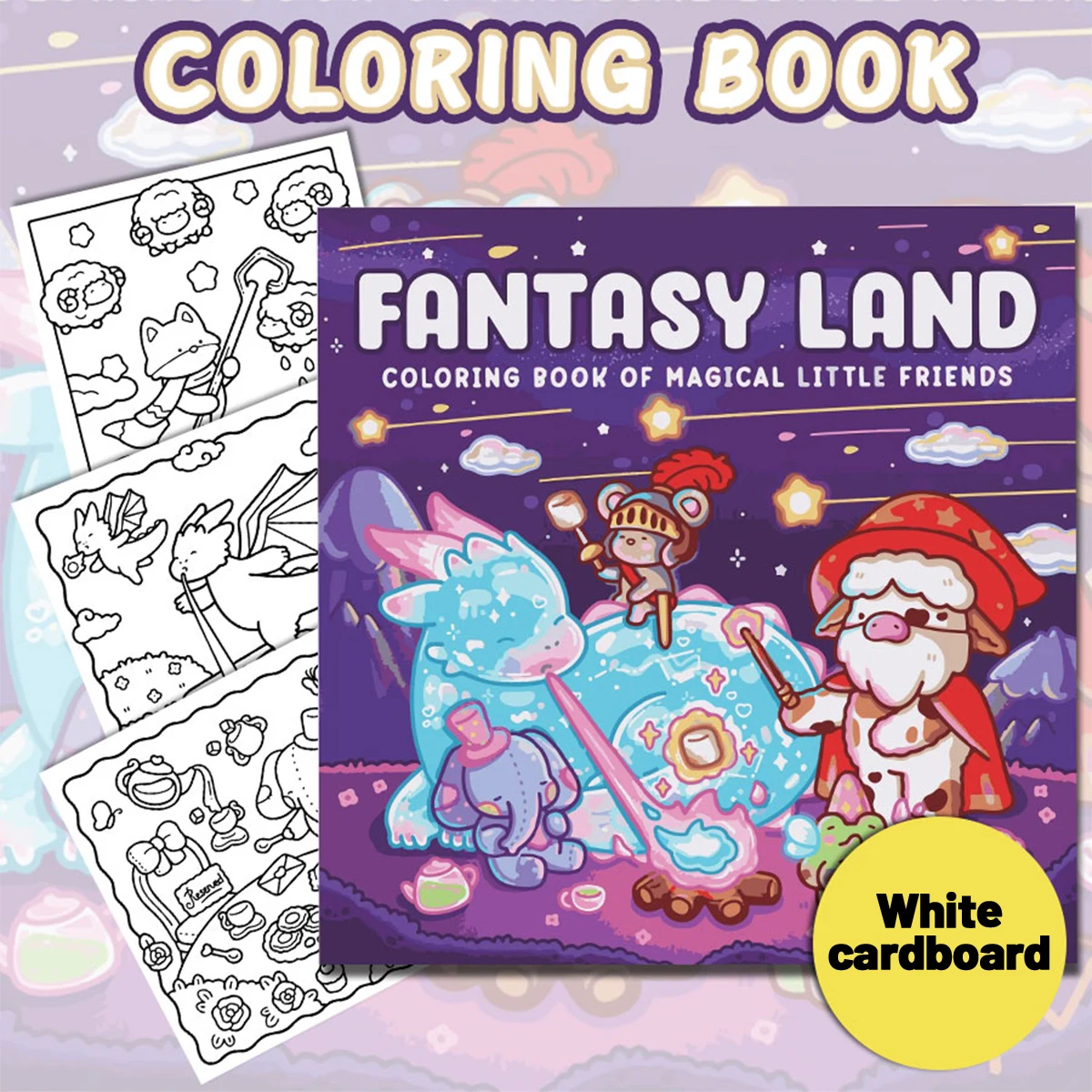 Cozy Times Coloring Books, Charming Scenes, Easy Coloring, For Home Parent - Child DIY, Relax, Unwind, Boost Creativity