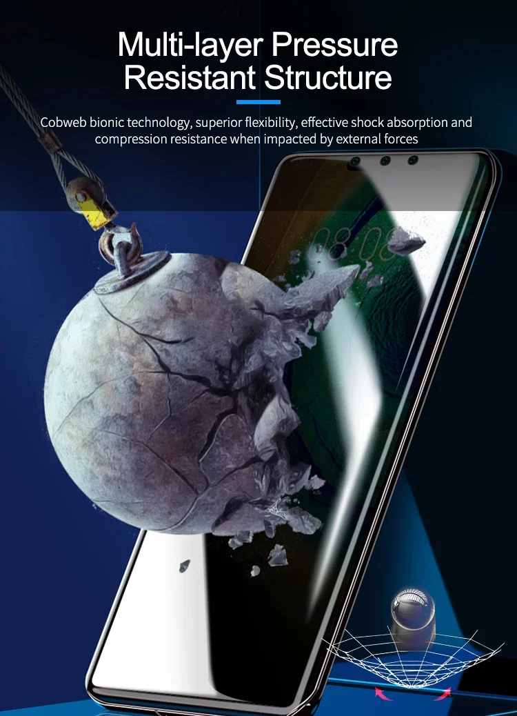 أشعة الشمس SS-057R حامي فيلم حافة منحنية واقي للشاشة هيدروجيل فيلم مقاومة للضغط إصلاح المستوردة فيلم هيدروليكي