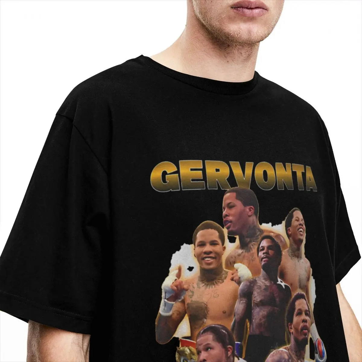 Tank Gervonta Davis T-Shirt Vintage Leisure T Shirts Short Sleeves Y2K Fun Tops Summer Cotton O Neck Oversize Tees