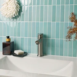 10 PCS Waterproof rectangular Pattern 3D Textured Wall Panels DIY Tiles,Removable Self Adhesive Wall Tile Sticker