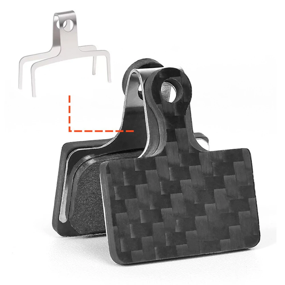 Bicycle Carbon Fiber Brake Pads For R7070 For BR-RS305 For GRX Silent Brake Pads For Road Mountain Bike Accessories