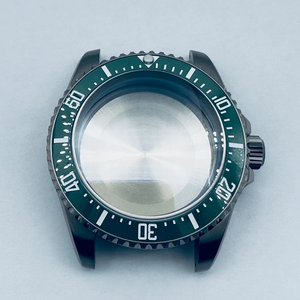 Titanium Watch Case Modified For Water Ghost 300M Waterproof For NH34 NH35 Movement 28.5mm Ceramic Bezel Sapphire Watch Parts