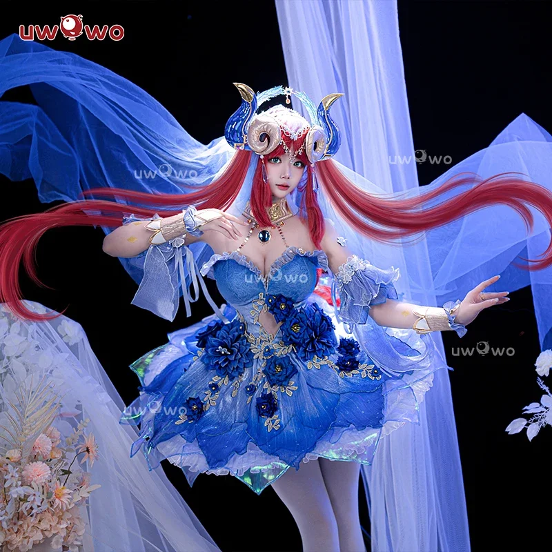 IN STOCK UWOWO Genshin Impact Fanart Nilou Ballet Dress Cosplay Costume Game Cosplay Halloween Costume