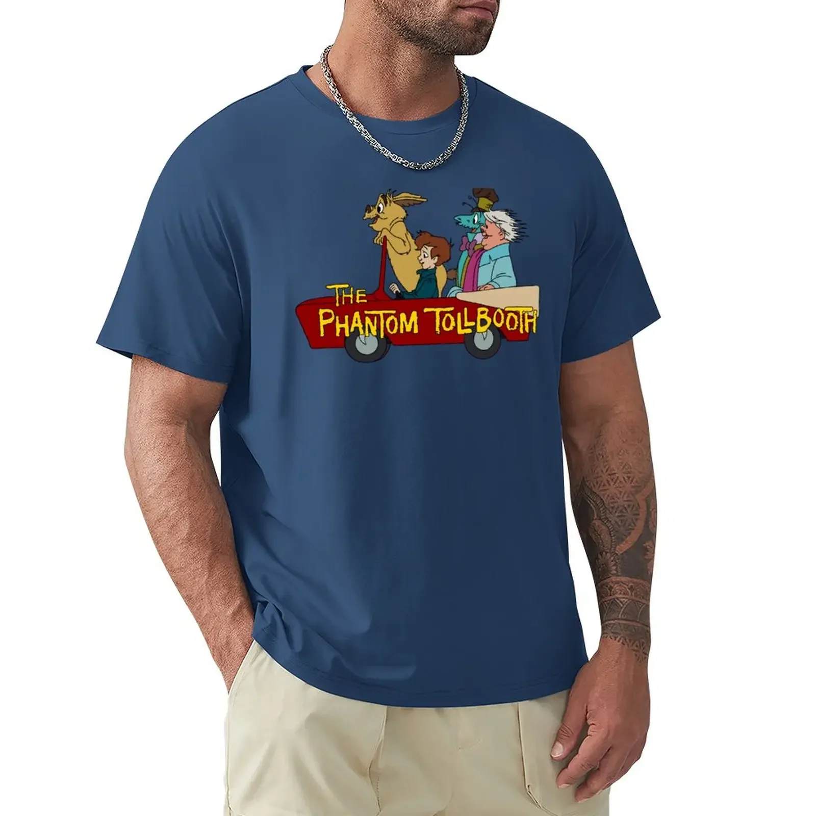 The Phantom Tollbooth 1970 Animated Film T-Shirt vintage sports fans Men's clothing