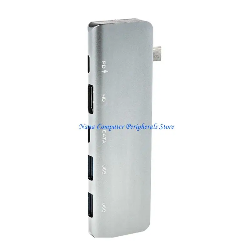 

Концентраторы расширения F68C 5 в 1 USB C с функцией зарядки PD100W и четким литой дисплеем