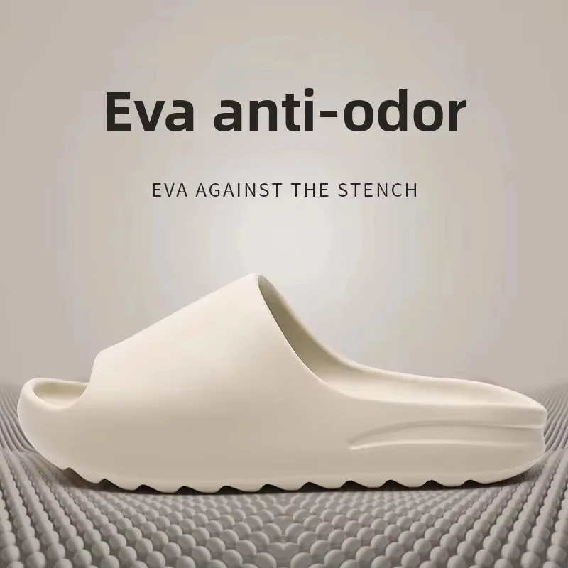 EVA House Shoes Non-Slip Thick Soft Platform Slide Sandals for Women Men Indoor Outdoor Shower Bathroom Slipper for Adult