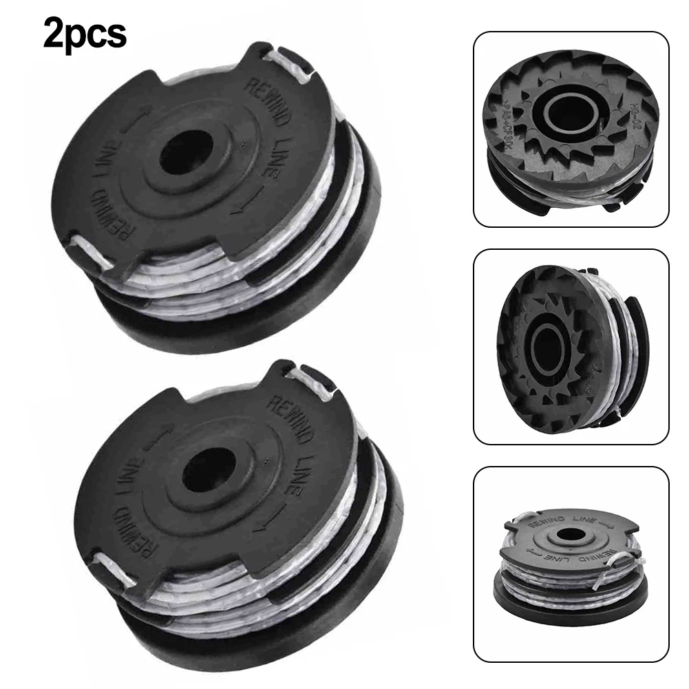 2 Pack Heavy Duty Line Spools for GT36Li YT742101 For 36v Trimmer Featuring Automatic Cord Supply and Tool Coil Replacement