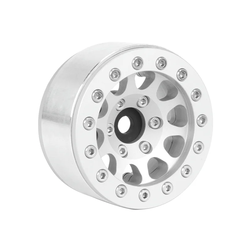 4 قطعة 1.55 بوصة عجلة معدنية نموذج قطع غيار السيارات ل محوري SCX10 شبح TRX4 TRX6 D90 1/10 RC الزاحف سيارة