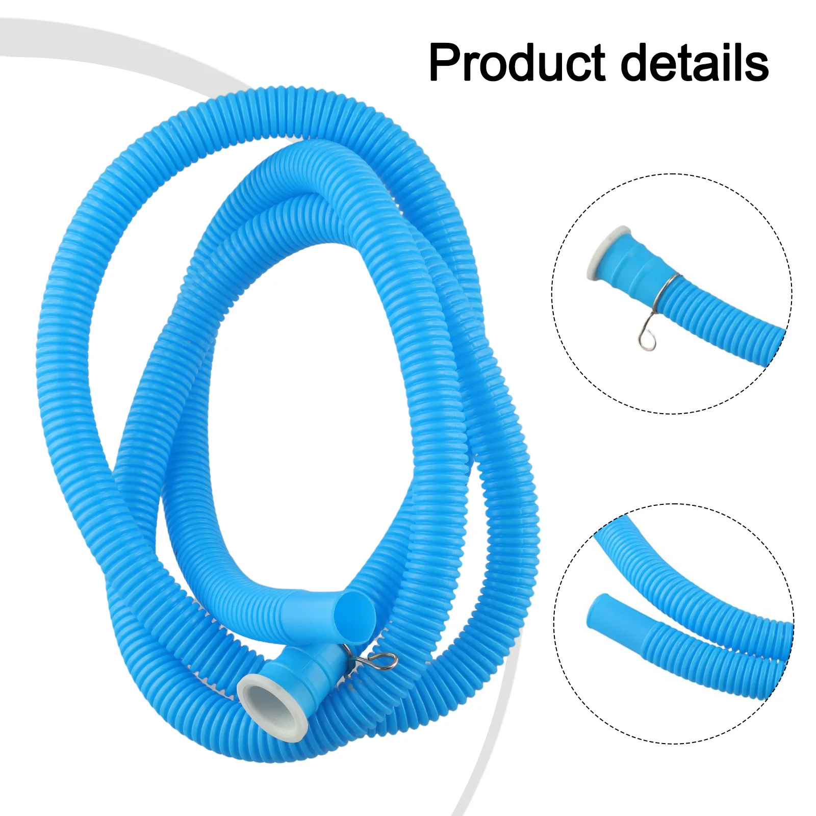5.2ft AC Drain Hose 5/8 Inch ID Plastic Tube For Split Window Conditioner For Heat Pump Washing Machine Replacement Part