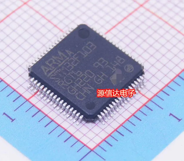 

5 шт./партия, STM32F103RGT6 STM32F103 QFP64 Новинка