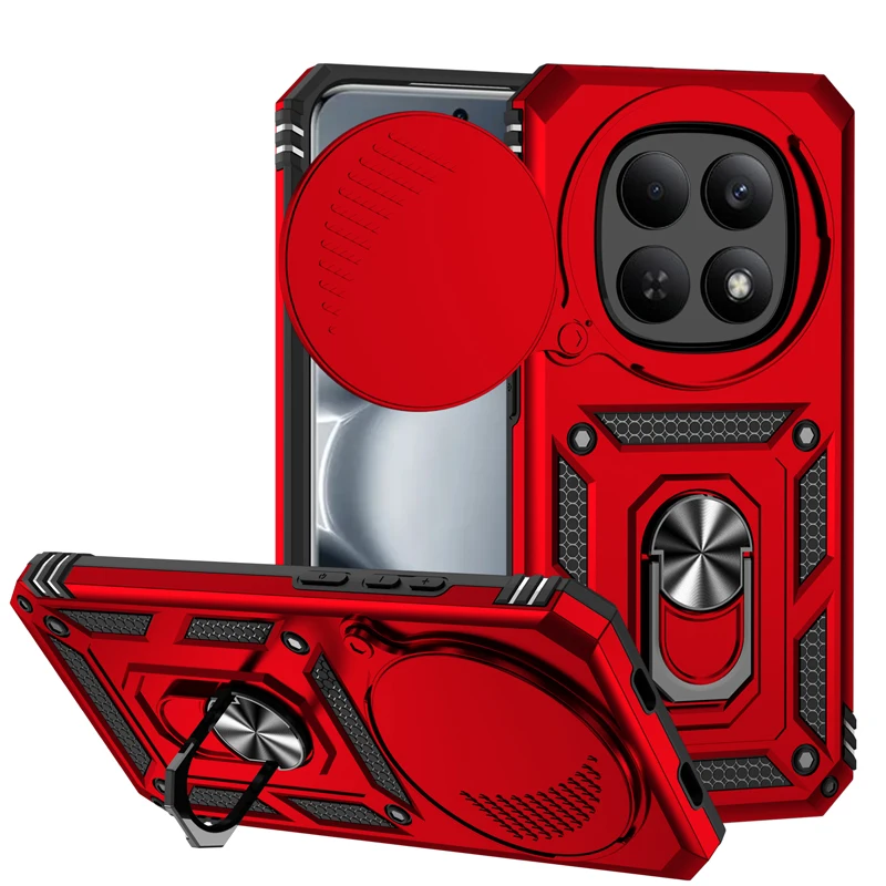 Stoßfeste Armor-Hülle für Xiaomi Redmi Note 15 Pro 5G 4G mit Schiebeobjektivschutz, Handyhülle für Redmi Note 14 Note 14 Pro 5G, Rückseite – Detail 10