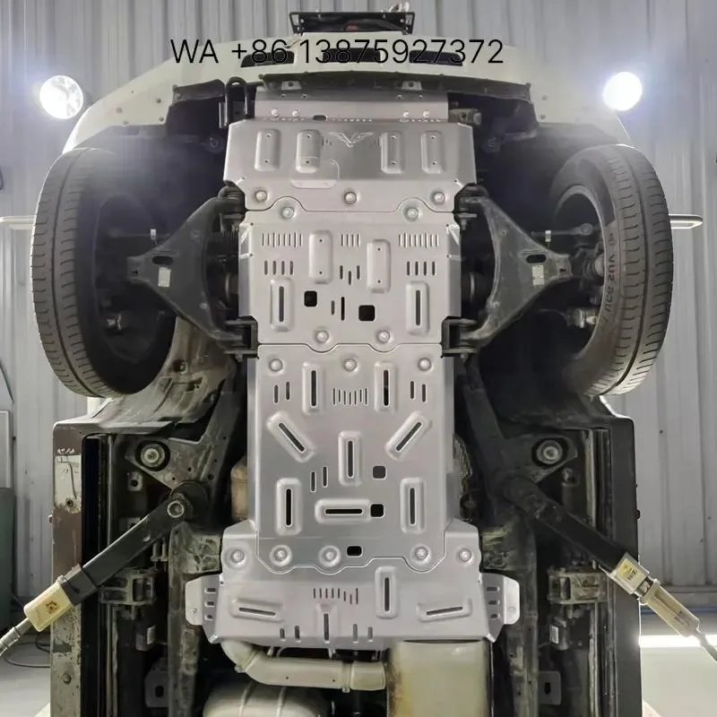 Wmwmnu Heavy Duty 8mm Aluminum Magnesium Alloy Skid Plate for GWM TANK 400 Engine Chassis Underbody Guard Road 4x4