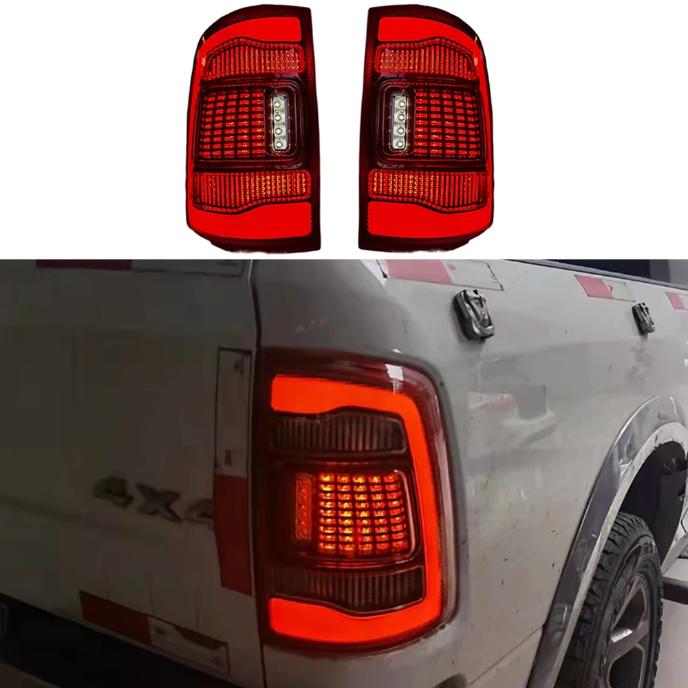 

New Arrival Car Lamp 4x4 Pickup Exterior Accessories Led Tail Lamp Rear Light Fit For Dodge Ram 1500 2009 -2018 Car Modified