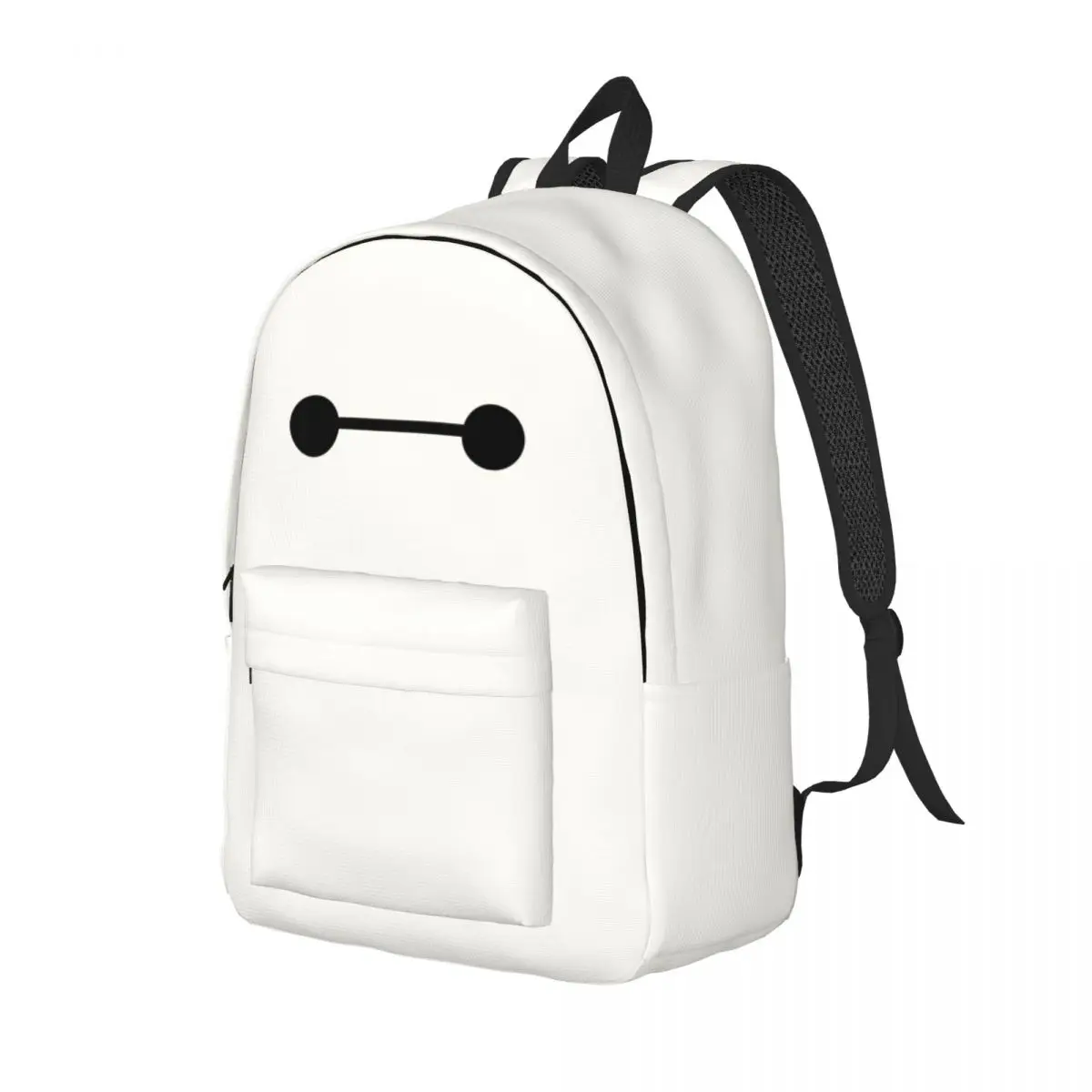 Schoolbag Baymax Zipper Closure Disney Big Hero Unisex Back To School Gift Dual-Use Laptop Bag Weekend Picnic